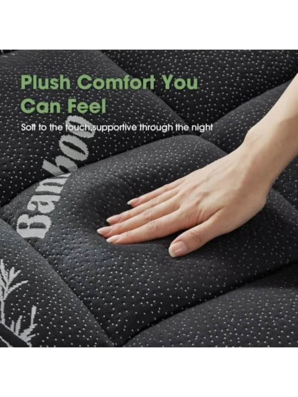 Cooling Twin XL Mattress Pad Topper - Ultra Soft Bamboo, Breathable, Deep Pocket